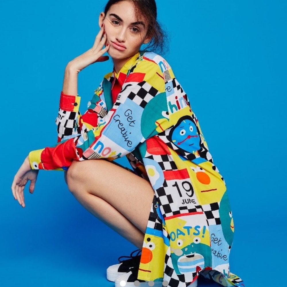 Lazy oaf X DHMIS shirt Sz S/M